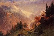 Albert Bierstadt View of the Grindelwald oil painting artist